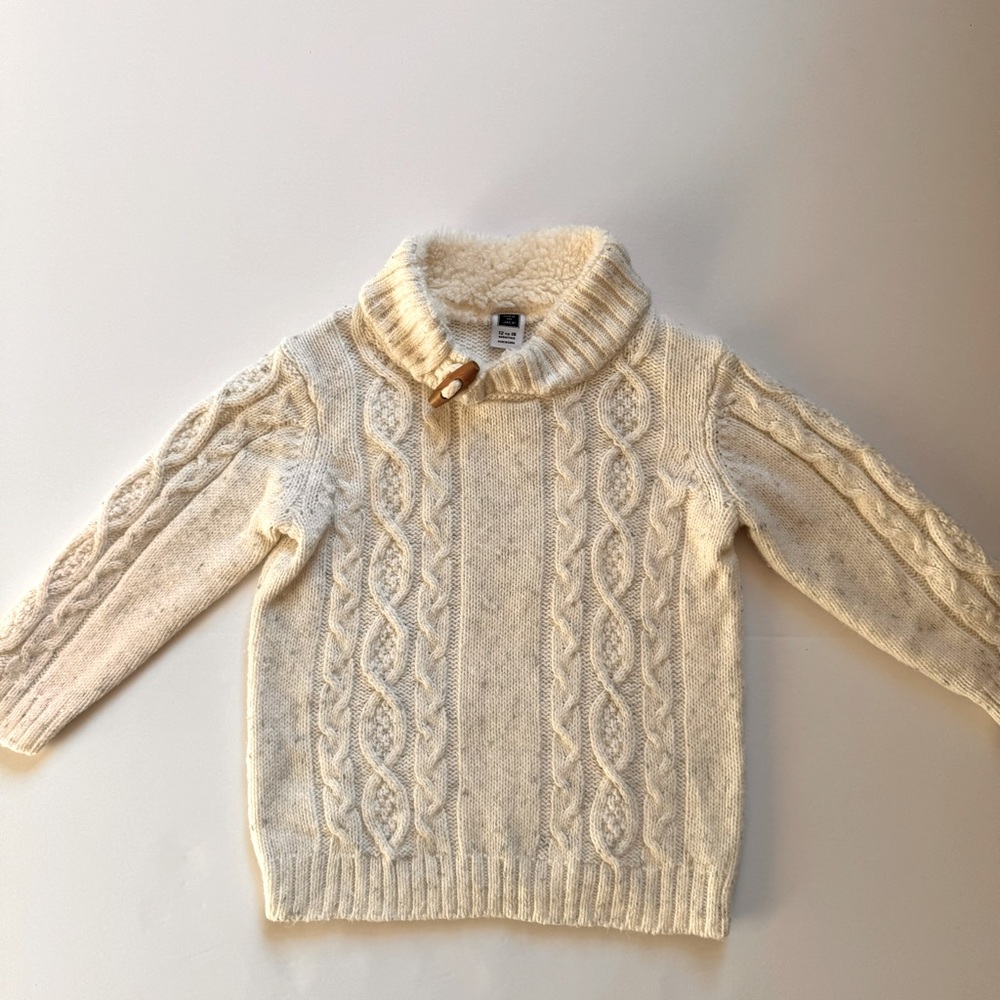 Janie and Jack boys cable knit sweater